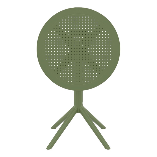 Furnlink Siesta Sky Folding Table 60 Round - Olive Green