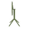 Furnlink Siesta Sky Folding Table 60 Round - Olive Green