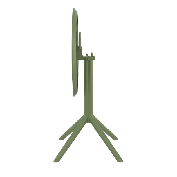 Furnlink Siesta Sky Folding Table 60 Round - Olive Green
