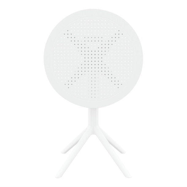 Furnlink Siesta Sky Folding Table 60 Round - White