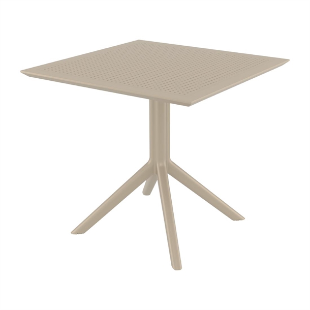 Furnlink Siesta Sky Table 80 - Taupe Furnlink Siesta Sky Table 80 - Taupe