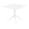 Furnlink Siesta Sky Table 80 - White Furnlink Siesta Sky Table 80 - White