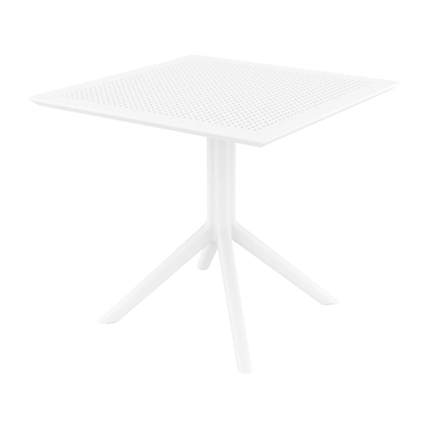 Furnlink Siesta Sky Table 80 - White Furnlink Siesta Sky Table 80 - White