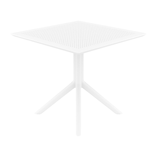 Furnlink Siesta Sky Table 80 - White Furnlink Siesta Sky Table 80 - White