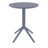 Furnlink Siesta Sky Folding Table 60 Round - Anthracite