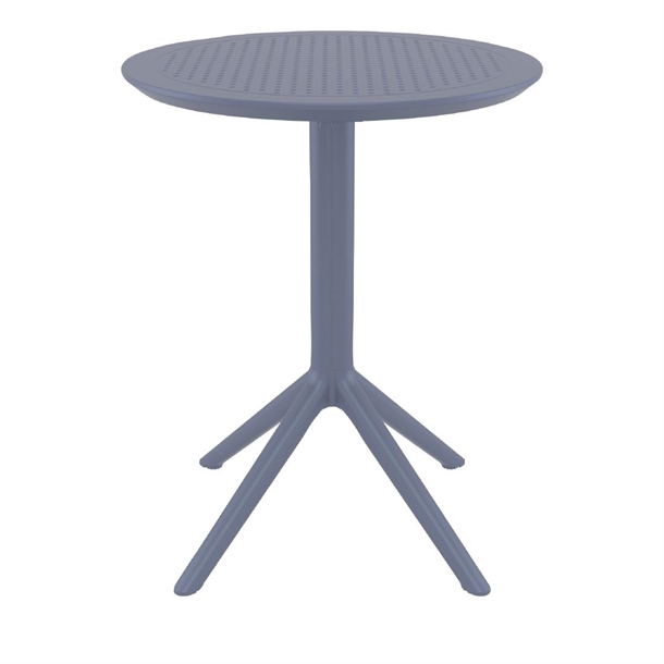 Furnlink Siesta Sky Folding Table 60 Round - Anthracite