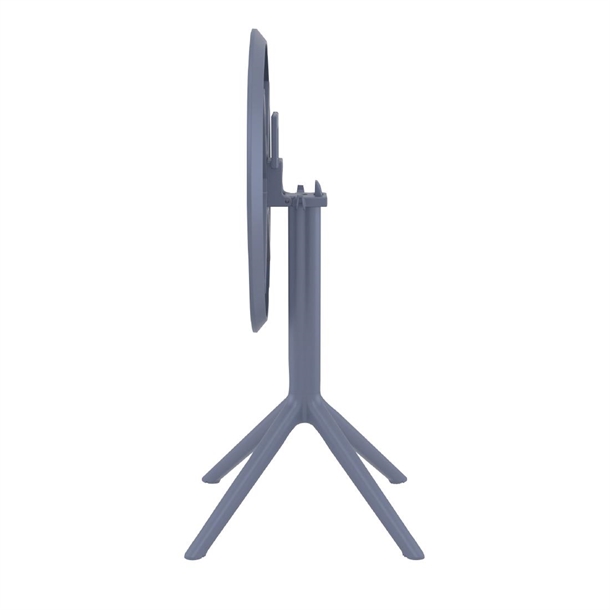 Furnlink Siesta Sky Folding Table 60 Round - Anthracite