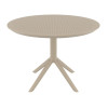 Furnlink Siesta Sky Table 105 - Taupe Furnlink Siesta Sky Table 105 - Taupe