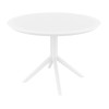 Furnlink Siesta Sky Table 105 - White Furnlink Siesta Sky Table 105 - White