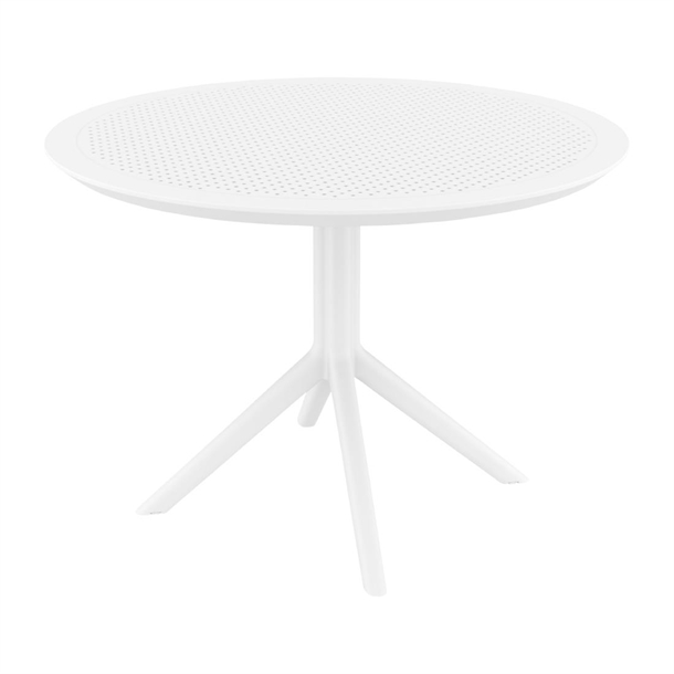 Furnlink Siesta Sky Table 105 - White Furnlink Siesta Sky Table 105 - White