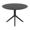 Furnlink Siesta Sky Table 105 - Black Furnlink Siesta Sky Table 105 - Black
