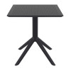 Furnlink Siesta Sky Table 70 - Black Furnlink Siesta Sky Table 70 - Black