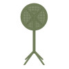 Furnlink Siesta Sky Folding BAR Table 60 Round - Olive Green