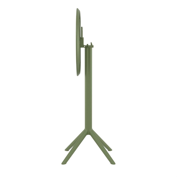 Furnlink Siesta Sky Folding BAR Table 60 Round - Olive Green