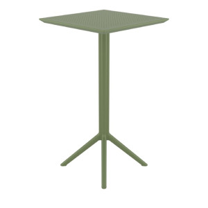 Furnlink Siesta Sky Folding BAR Table 60 Square - Olive Green