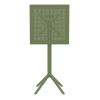 Furnlink Siesta Sky Folding BAR Table 60 Square - Olive Green Furnlink Siesta Sky Folding BAR Table 60 Square - Olive Green