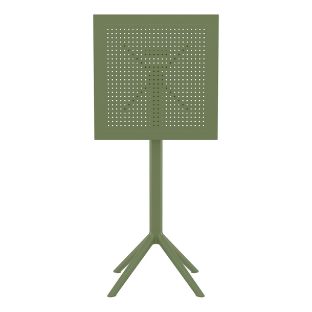Furnlink Siesta Sky Folding BAR Table 60 Square - Olive Green Furnlink Siesta Sky Folding BAR Table 60 Square - Olive Green