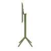 Furnlink Siesta Sky Folding BAR Table 60 Square - Olive Green Furnlink Siesta Sky Folding BAR Table 60 Square - Olive Green