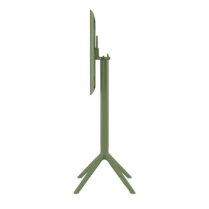 Furnlink Siesta Sky Folding BAR Table 60 Square - Olive Green