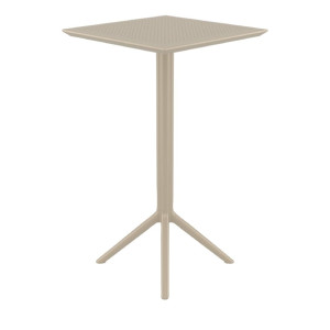 Furnlink Siesta Sky Folding BAR Table 60 Square - Taupe