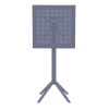 Furnlink Siesta Sky Folding BAR Table 60 Square - Anthracite Furnlink Siesta Sky Folding BAR Table 60 Square - Anthracite