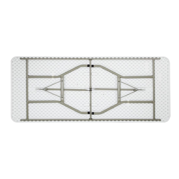Bolero Rectangular Folding Table 6ft White