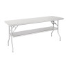 Vogue Stainless Steel Folding Work Table 1830x610x780