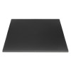 Bolero Matte Black Square Outdoor Table Top 700mm