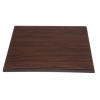 Bolero Pre-drilled Square Table Tops Dark Brown Bolero Pre-drilled Square Table Tops Dark Brown