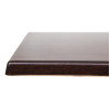 Bolero Pre-drilled Square Table Tops Dark Brown Bolero Pre-drilled Square Table Tops Dark Brown