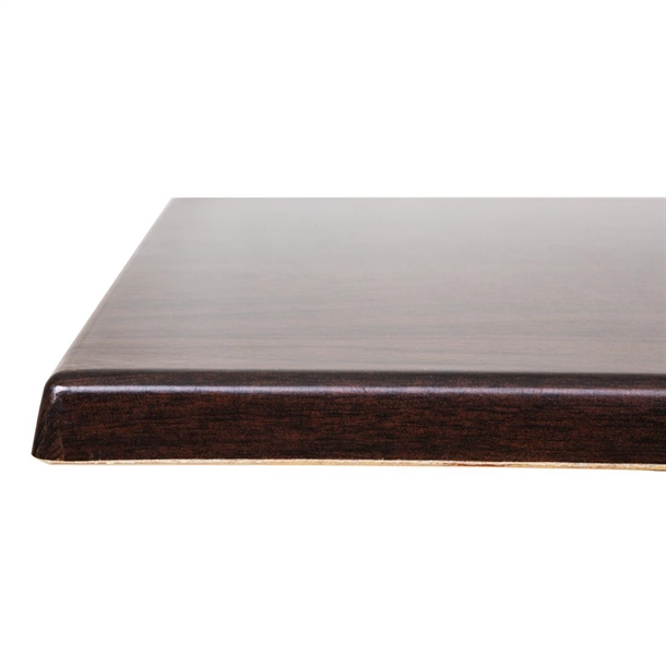 Bolero Pre-drilled Square Table Tops Dark Brown Bolero Pre-drilled Square Table Tops Dark Brown