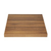 Bolero Pre-drilled Square Table Tops Rustic Oak