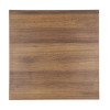 Bolero Pre-drilled Square Table Tops Rustic Oak