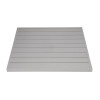 Bolero Aluminium Square Table Top Light Grey 700mm