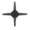 Bolero Aluminium Flip Top Table Base Black