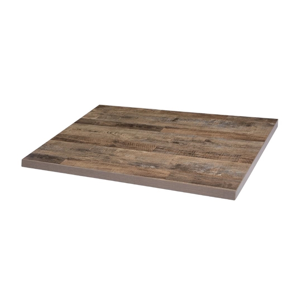 Bolero Pre-drilled Rectangular Table Top Urban Dark 1100x700mm Bolero Pre-drilled Rectangular Table Top Urban Dark 1100x700mm