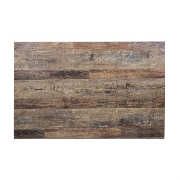 Bolero Pre-drilled Rectangular Table Top Urban Dark 1100x700mm Bolero Pre-drilled Rectangular Table Top Urban Dark 1100x700mm