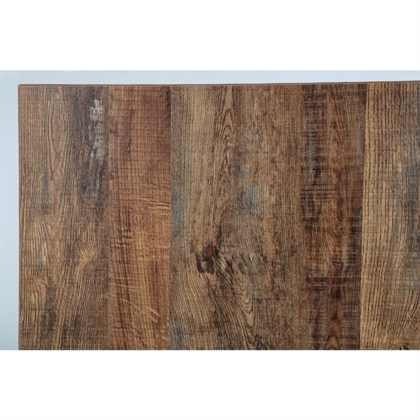 Bolero Pre-drilled Rectangular Table Top Urban Dark 1100x700mm Bolero Pre-drilled Rectangular Table Top Urban Dark 1100x700mm