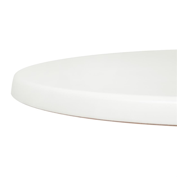 Bolero Round Table Top White 600mm