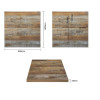 Bolero Pre-Drilled Square Table Top Urban Dark