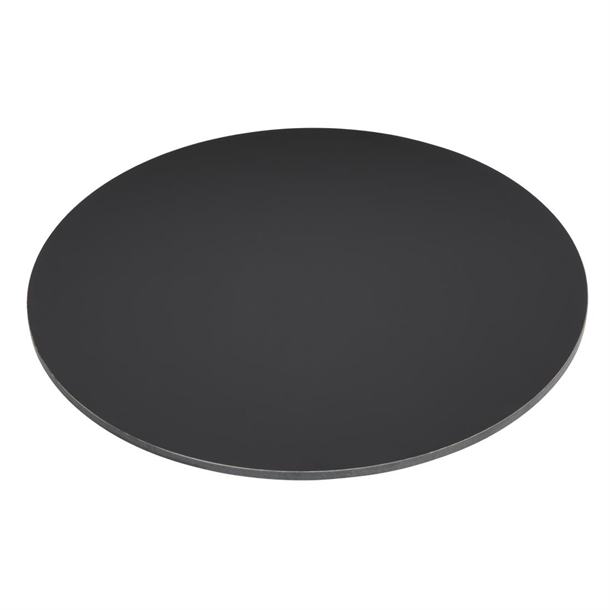 Bolero Matte Black Round Outdoor Table Top 600mm Bolero Matte Black Round Outdoor Table Top 600mm