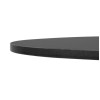 Bolero Matte Black Round Outdoor Table Top 600mm Bolero Matte Black Round Outdoor Table Top 600mm