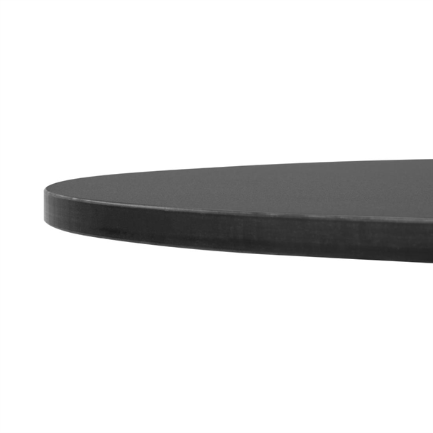 Bolero Matte Black Round Outdoor Table Top 600mm Bolero Matte Black Round Outdoor Table Top 600mm