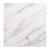 Bolero Pre-drilled Square Table Top Marble Effect 600mm