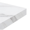 Bolero Pre-drilled Square Table Top Marble Effect 600mm