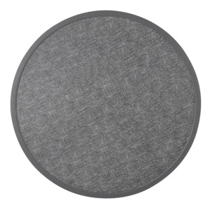 Bolero Fibre Glass Round Table Top Brushed Black 580mm