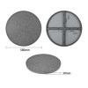 Bolero Fibre Glass Round Table Top Brushed Black 580mm Bolero Fibre Glass Round Table Top Brushed Black 580mm