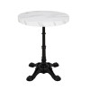 Bolero Pre-drilled Round Table Top Marble Effect 600mm