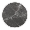 Bolero Fibre Glass Round Table Top Dark Granite Effect 580mm