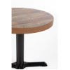 Bolero Pre-Drilled Round Table Top Urban Dark 600mm Bolero Pre-Drilled Round Table Top Urban Dark 600mm